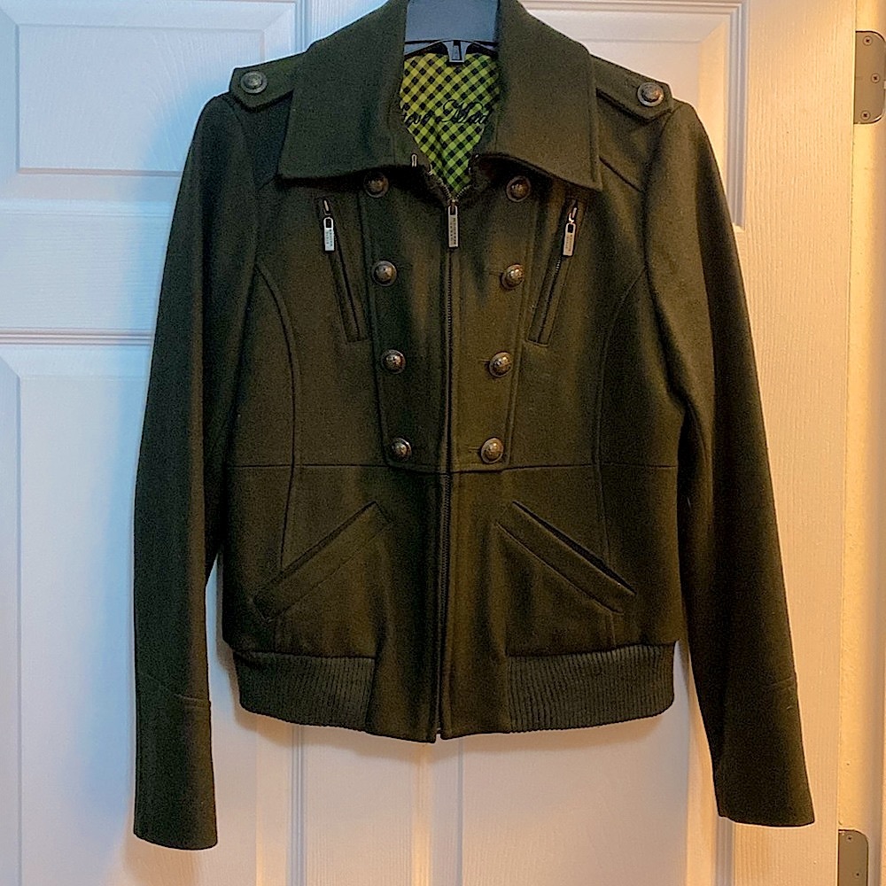Steve Madden Military style bomber jacket